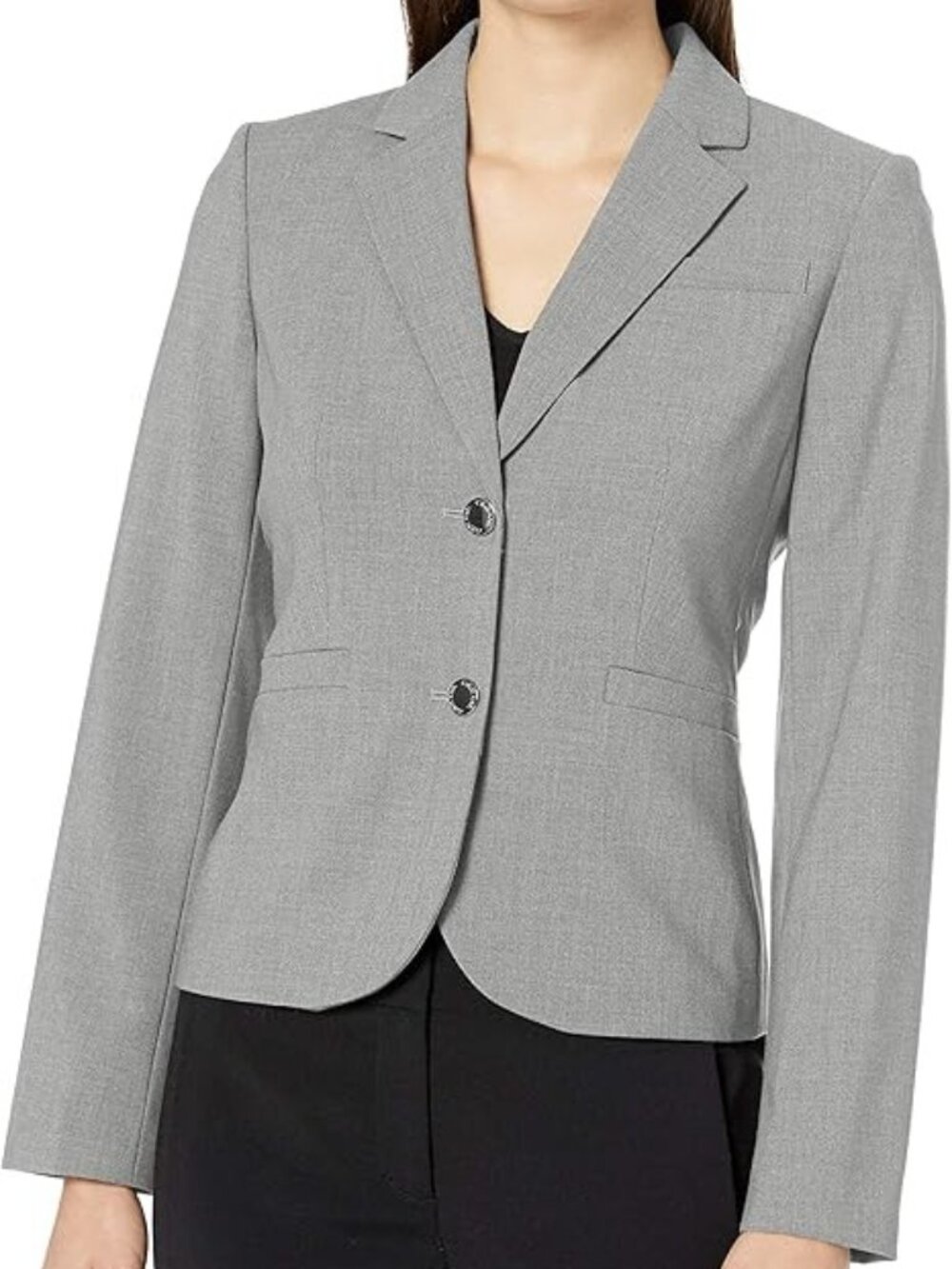 Calvin Klein 2 Pcs - Jacket & Pant Suit - Jacket Size 14 & Pants Size 10.